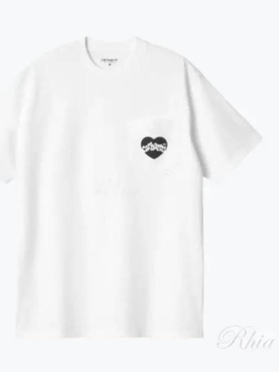 Armor Pocket Short Sleeve T-Shirt White - CARHARTT WIP - BALAAN 2