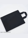 Logo Graphic Nylon Handle Pouch Bag Black - BURBERRY - BALAAN 4