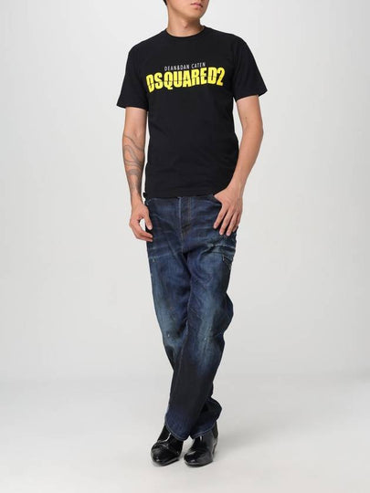 T-shirt Dsquared2 in cotone con logo - DSQUARED2 - BALAAN 2