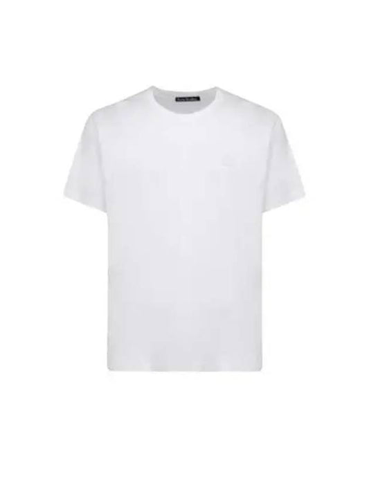 Studios Men's Nash Face Crewneck Short Sleeve T-Shirt White - ACNE STUDIOS - BALAAN 2