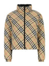 Check Reversible Down Padding Sand - BURBERRY - BALAAN 6