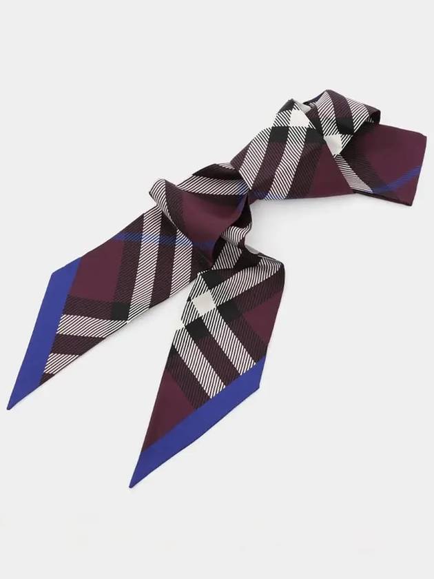 Nova Check Silk Scarf 8090980 - BURBERRY - BALAAN 3