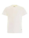 Logo Patch Hem Cotton Short Sleeve T-Shirt 3 Pack White - JIL SANDER - BALAAN 2