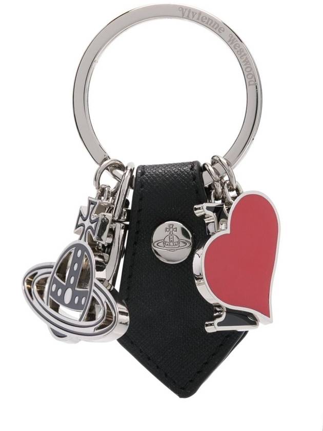 I Love Orb Charm Keyring Silver - VIVIENNE WESTWOOD - BALAAN 2