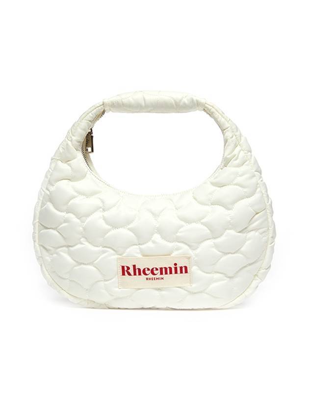 Peach Hobo Tote Bag White - RHEEMIN - BALAAN 1