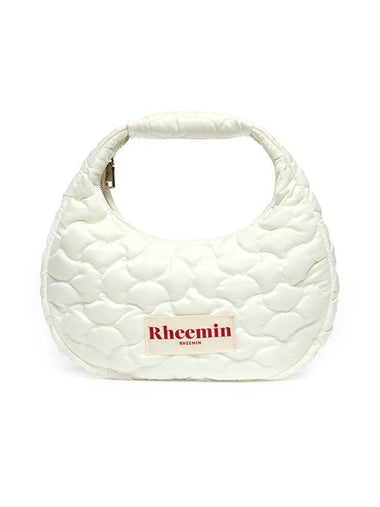 Peach Hobo Tote Bag White - RHEEMIN - BALAAN 1