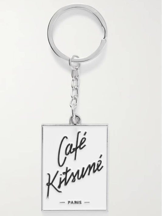 Café Kitsune Keyholder Silver - MAISON KITSUNE - BALAAN 2