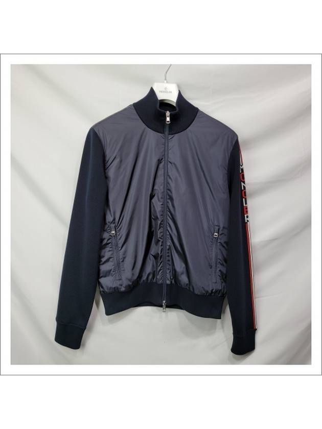 Men's Cotton Mix Padded Zip-up Black - MONCLER - BALAAN 2