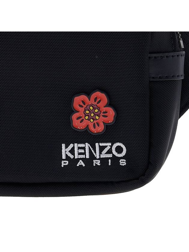 Flower Logo Cross Bag Black - KENZO - BALAAN 8