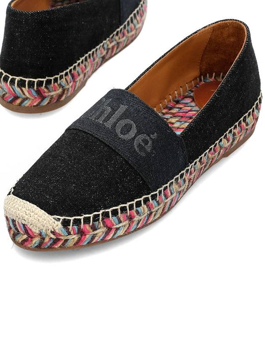 Pia Flat Espadrilles Black - CHLOE - BALAAN 2