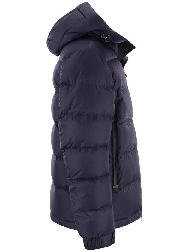 Grenoble Isorno Logo Print Padding Navy - MONCLER - BALAAN 4