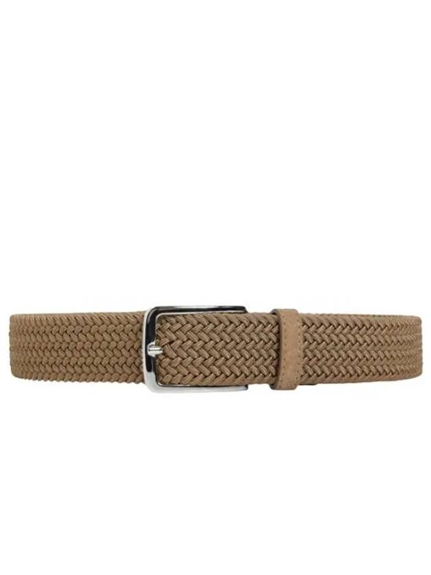 Ben Braided Elastic Belt Khaki - J.LINDEBERG - BALAAN 2