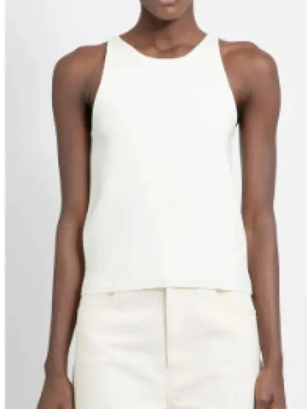 Alfeo Virgin Wool Sleeveless White - MAX MARA - BALAAN 2