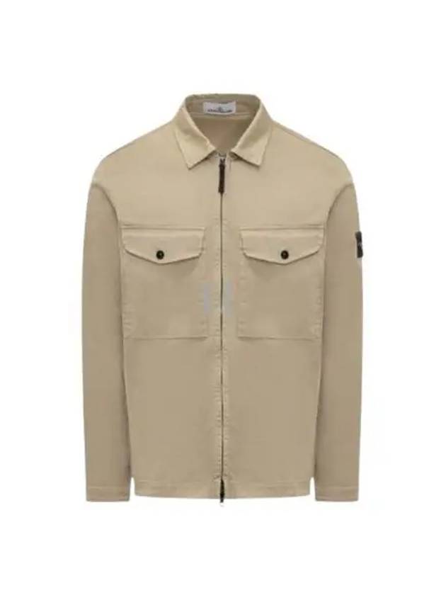 Compass Badge Zipped Jacket Ivory - STONE ISLAND - BALAAN 2