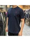 Men's Embroidery Logo Pony Classic Fit Short Sleeve T-Shirt Navy - POLO RALPH LAUREN - BALAAN 4