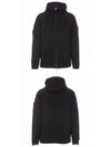 Logo David TC Down Hooded Jacket Black - STONE ISLAND - BALAAN 5