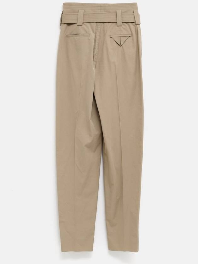 straight pants beige - BOTTEGA VENETA - BALAAN 3