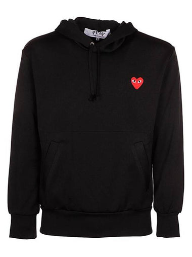 Heart Wappen Hoodie Black - COMME DES GARCONS PLAY - BALAAN 1