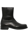 Camion Black Leather Zipper Ankle Boots - OUR LEGACY - BALAAN.