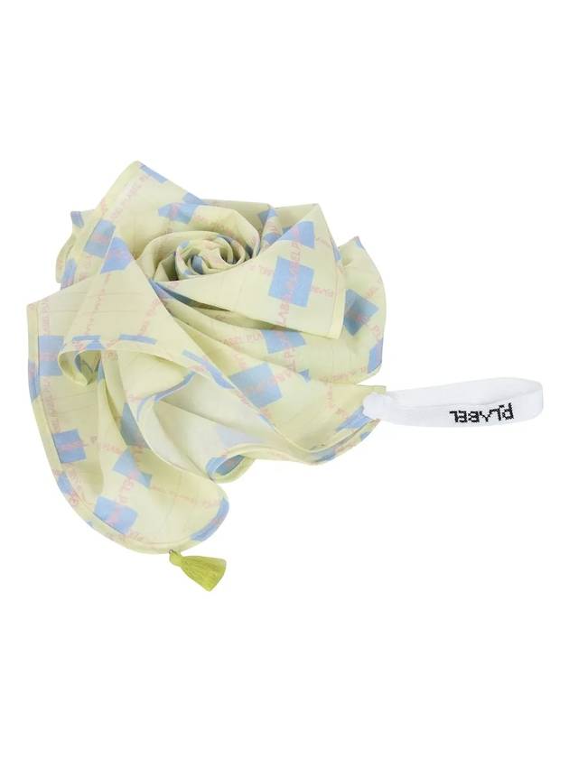 Checkerboard scarf MX3SF066YEL - P_LABEL - BALAAN 9