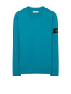 Garment Dyed Cotton Crewneck Blue - STONE ISLAND - BALAAN 1