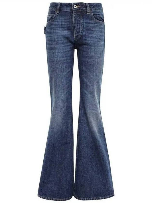 Rise Flare Denim Jeans Blue - BOTTEGA VENETA - BALAAN 2