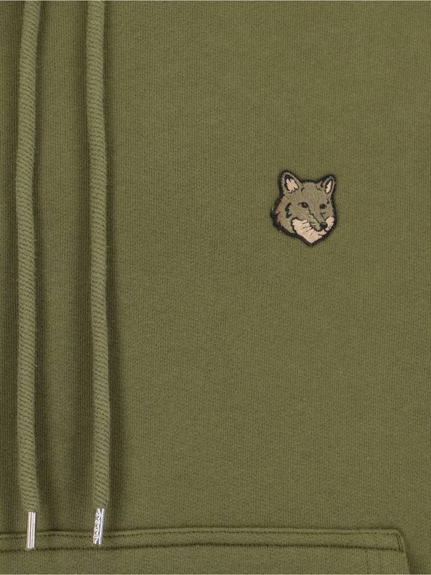 Bold Fox Head Patch Comfort Hoodie Green - MAISON KITSUNE - BALAAN 4