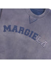 Logo Vintage Cropped Cotton Long Sleeve T-Shirt Lilac - MAISON MARGIELA - BALAAN 7