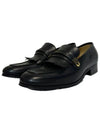 Mirror G Leather Loafers Black - GUCCI - BALAAN 4