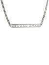 Logo Chain Necklace Silver - MARC JACOBS - BALAAN 5