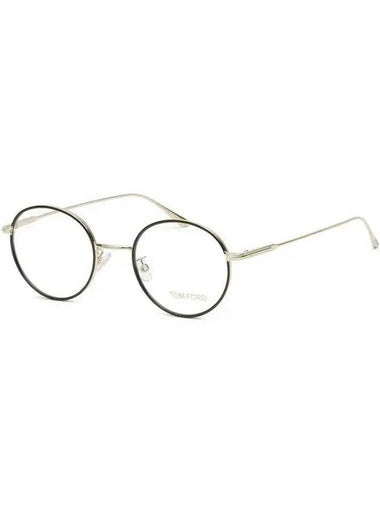 Eyewear Round Metal Eyeglasses Gold Black - TOM FORD - BALAAN 1