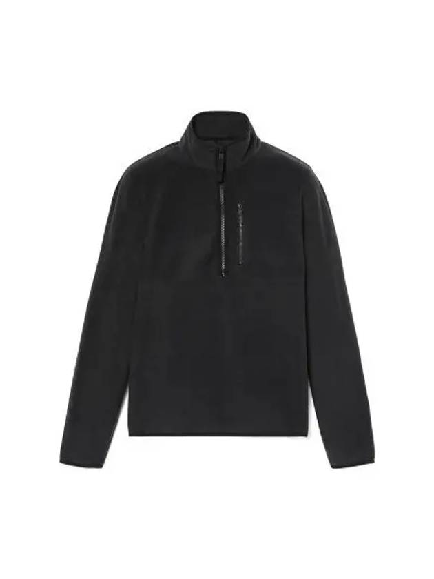 Men's Half Zip Up Polartec Fleece Sweatshirt Black - TIMBERLAND - BALAAN 1