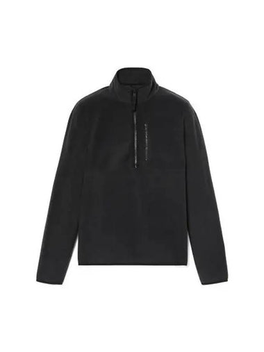 Men's Half Zip Up Polartec Fleece Sweatshirt Black - TIMBERLAND - BALAAN 1