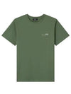 Men's Item Logo Cotton Short Sleeve T-Shirt Green - A.P.C. - BALAAN 3