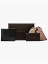 Men's Intrecciato Half Wallet Black - BOTTEGA VENETA - BALAAN 5