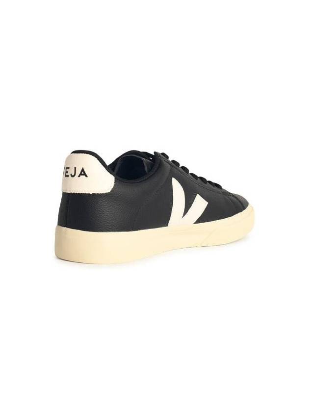 Veja 'Campo' Black Leather Sneakers - VEJA - BALAAN 3