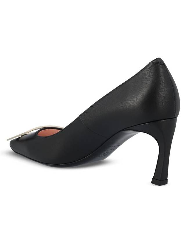 Trompette Metal Buckle Pumps Black - ROGER VIVIER - BALAAN 4