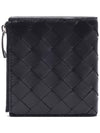 Intrecciato Zipper Half Wallet Black - BOTTEGA VENETA - BALAAN 5