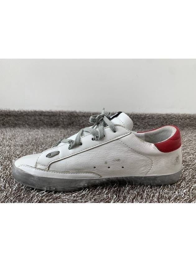 Men s Metallic Silver Red Tab Low Top 40 250 - GOLDEN GOOSE - BALAAN 8