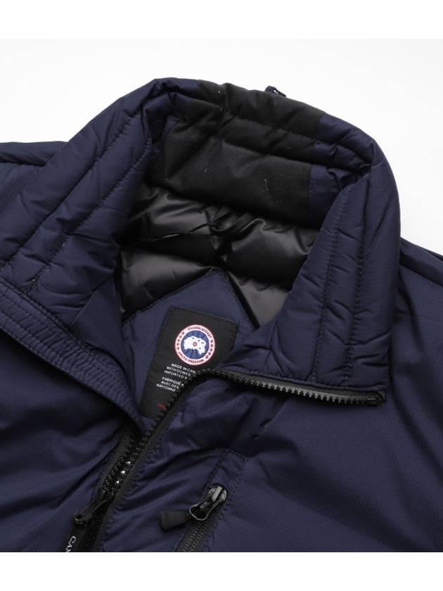 Lodge Down Short Padding Jacket Atlantic Navy - CANADA GOOSE - BALAAN 4