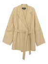 15041022650 ALPINO 001 Women s Linen Jacket - MAX MARA - BALAAN 1