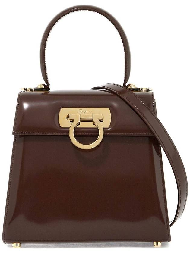 Iconic Calfskin Tote Bag Brown - SALVATORE FERRAGAMO - BALAAN 2