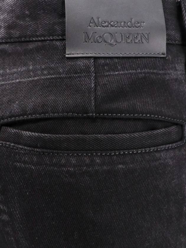 24FW Straight Pants 794090QTABK 1000 Black - ALEXANDER MCQUEEN - BALAAN 4