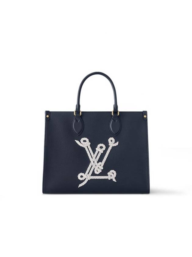 OnTheGo MM Tote Bag Navy - LOUIS VUITTON - BALAAN 1