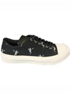 Skull Print Converse Low-Top Sneakers Black - ALEXANDER MCQUEEN - BALAAN 1