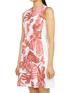 Jasmin Print Golf Short Dress Pink - J.LINDEBERG - BALAAN 3