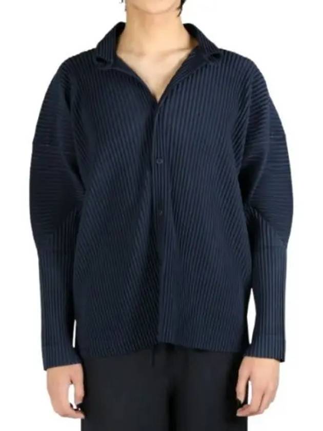 Monthly Color November Long Sleeve Shirt Midnight Blue - ISSEY MIYAKE - BALAAN 2