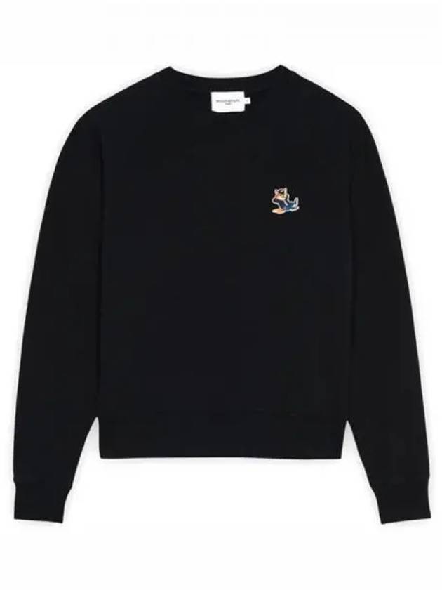 Dressed Fox Patch Sweatshirt Black - MAISON KITSUNE - BALAAN 2