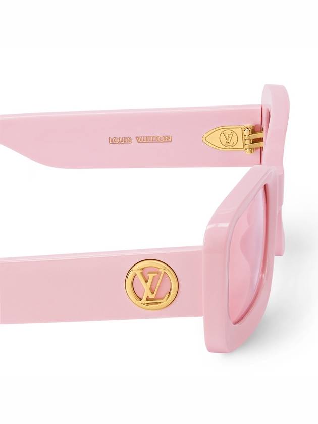 LV Circle Rectangle Sunglasses Pink - LOUIS VUITTON - BALAAN 5