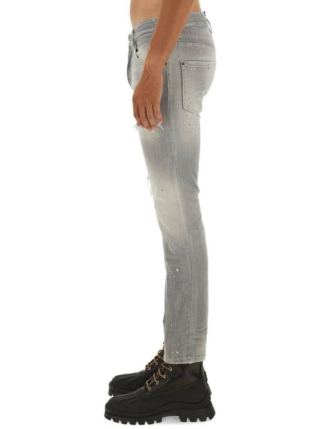 Skater Denim Jeans Grey - DSQUARED2 - BALAAN 5